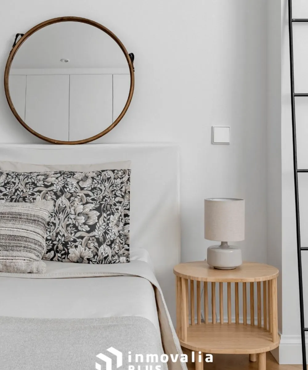 Dormitorio de un piso comprado por inmovaliaPLUS